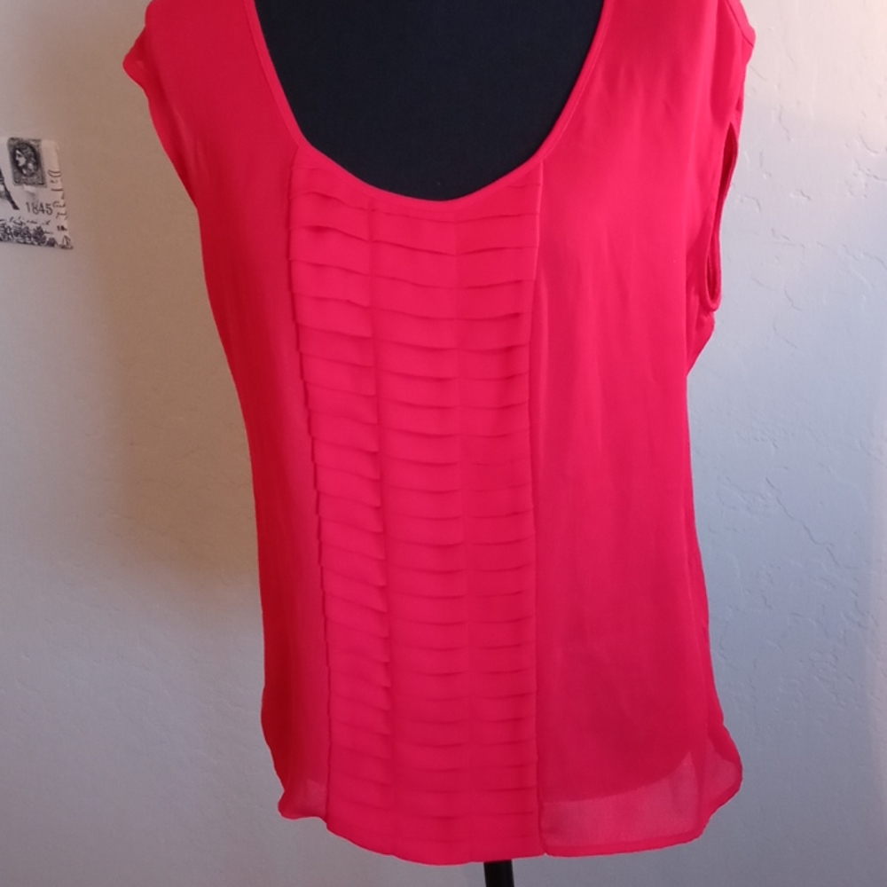 Worthington Bright Red Sleeveless Tank Top